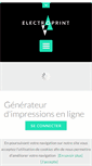 Mobile Screenshot of electroprint.fr